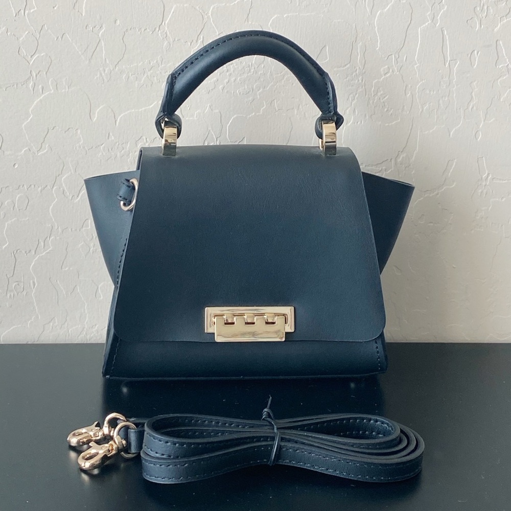 Zac Posen Earth Leather Top Handle Bag